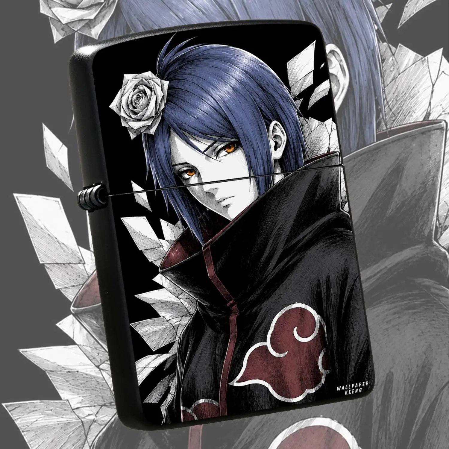 Anime Konan Themed Portable Igniter Stylish Blue Haired Character Collectible Daily Carry Practical Ignition Tool Creative Gift For Anime Fans Suitable For All Scenes Exquisite Decorative Item For Personal Use Or Gifting A Humorous And Inte
