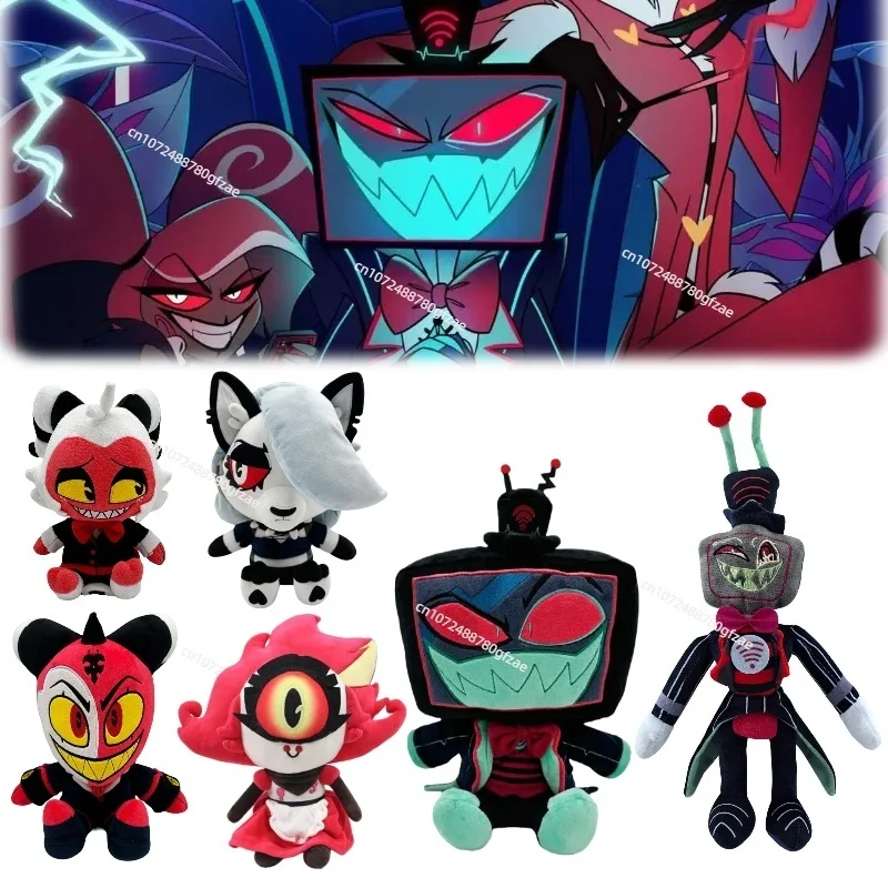 

Anime Hazbined Hotel Plush Cute Vox TV Plush Extremely Evil Boss Stuffed Doll Gift Hell Inn Clown Stuffed Toy Gifts For Kids