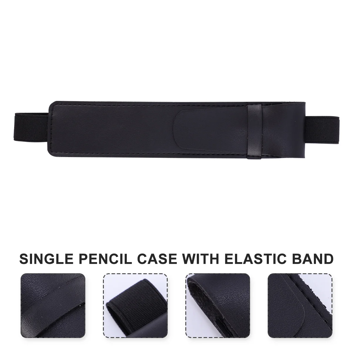 

Stylus Storage Pouch Pu Protective Case Lightweight Compact Design Elastic Band Holder Universal Bag For Apple Pencil