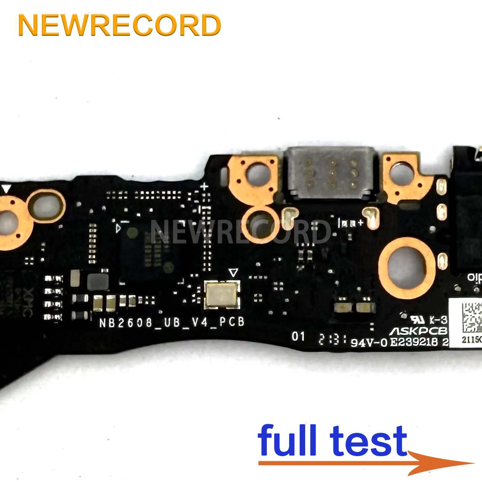 5C50S25119 For Lenovo Idaepd Yoga Slim 7-13ITL05 TYPE-C Audio Power Button Board NB2608_UB_V4_PCB High Quality