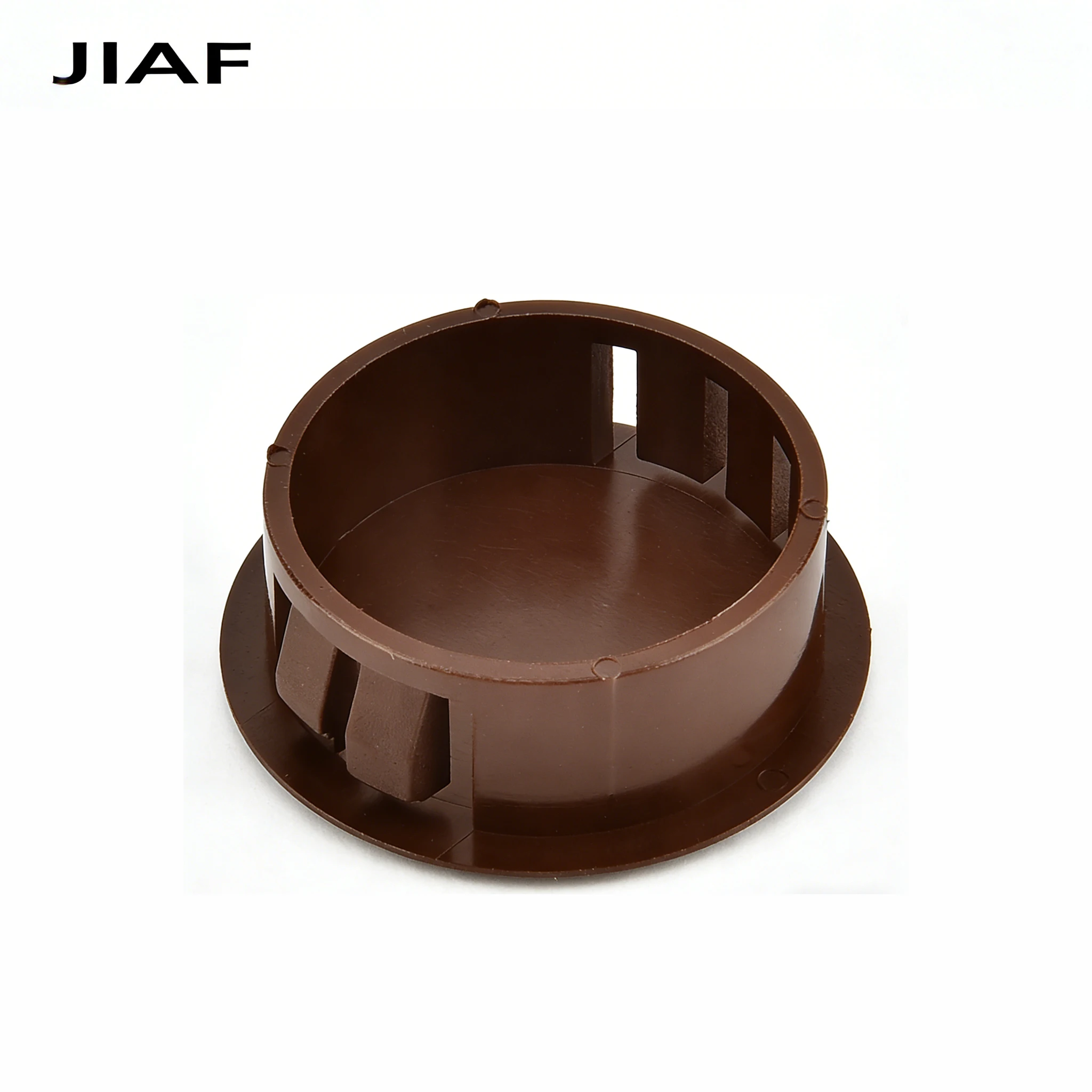 10PCS Brown Plastic Snap-on Hole Plugs Screw Hole Cap Locking Fastener Cover Furniture Cabinet Hole Plug