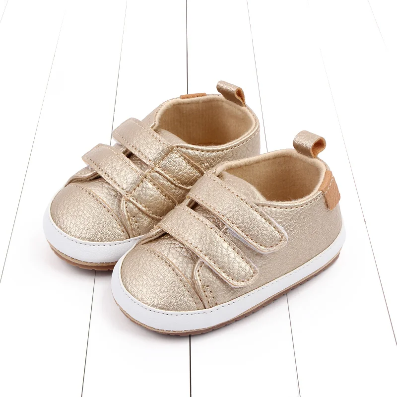 2025 신상 유아 캐주얼 스니커즈 봄 가을 부드러운 PU 및 TPR 밑창 미끄럼 방지 고품질 인기 상품 (0-18개월)
