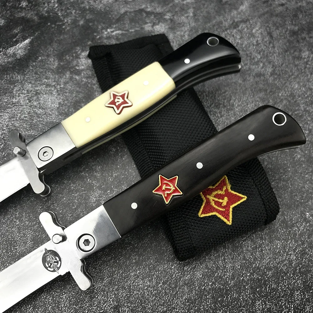 NKVD Folding Tactical Hunting Knife 4