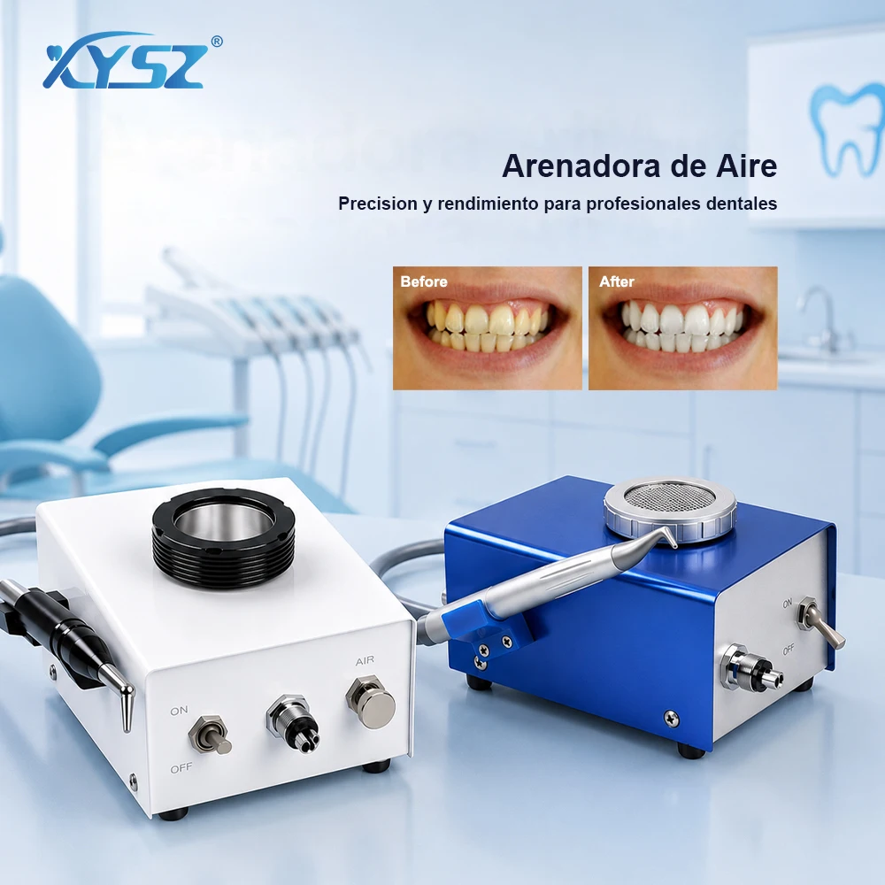 

XYSZ 2/4 Holes Dental Sandblasting Gun New Dental Sandblasting Machine Air Polisher Desktop Type Airflow Dentistry Lab Tools