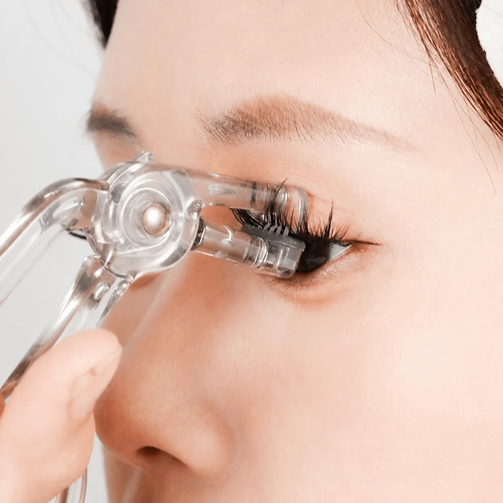Professional Wide-Angle Eyelash Curler Long-Lasting Partial Lash Curler Plastic One-Clip Eyelash Curler Beauty Routine