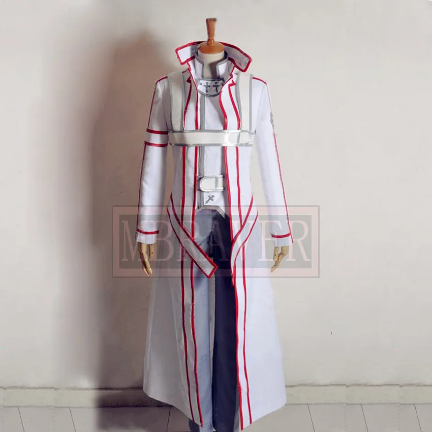 Sword Art Online SAO Cosplay Kirigaya Kazuto Kirito cavalieri del sangue Costume Halloween festa di natale su misura di qualsiasi dimensione