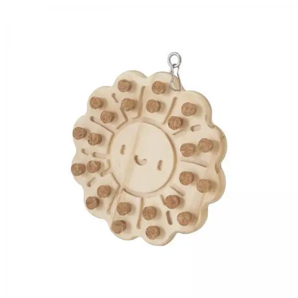 

Деревянная игрушка-головоломка для попугаев: интерактивная игра для поиска корма, тренировка в клетке, аксессуары для крупных попугаев