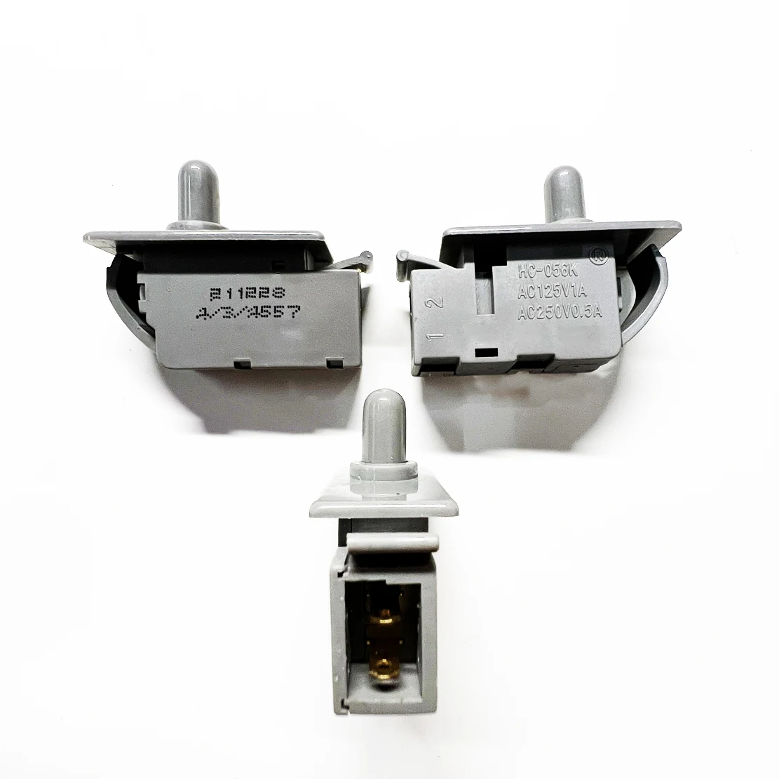1pcs refrigerator spare parts door light control normally closing push button switch HC-056K 125V 1A-250V 0.5A image 4