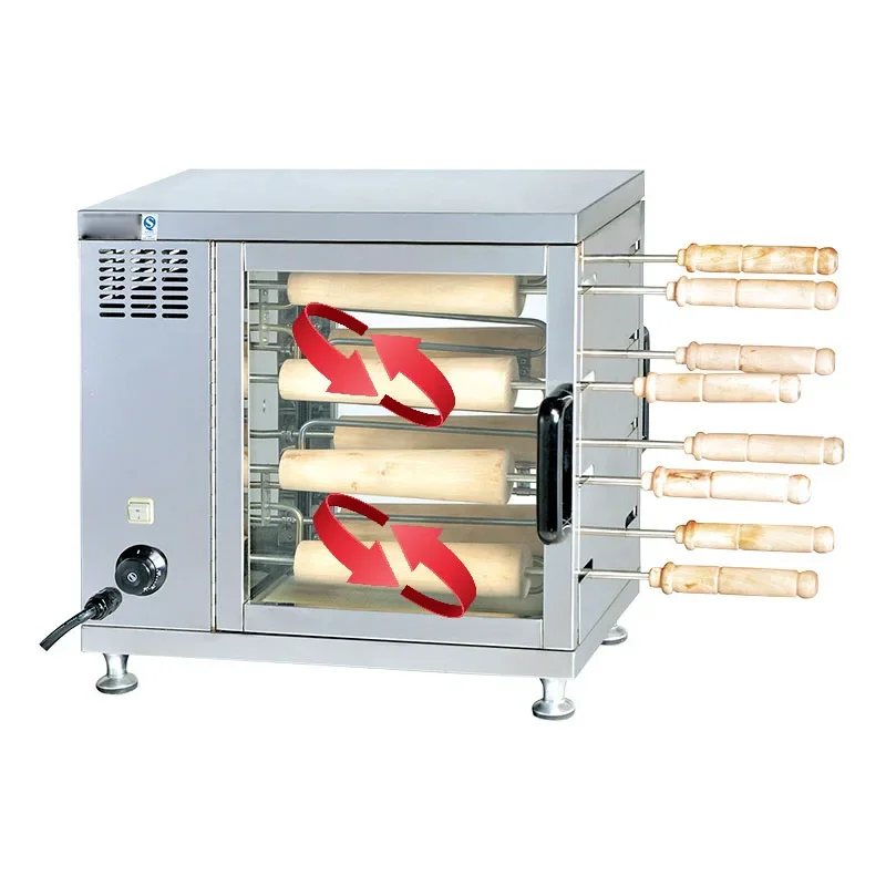 EB-550 Electric Bread Oven Automatic Rotary Cake Roll Donut Machine Stainless Steel Commercial