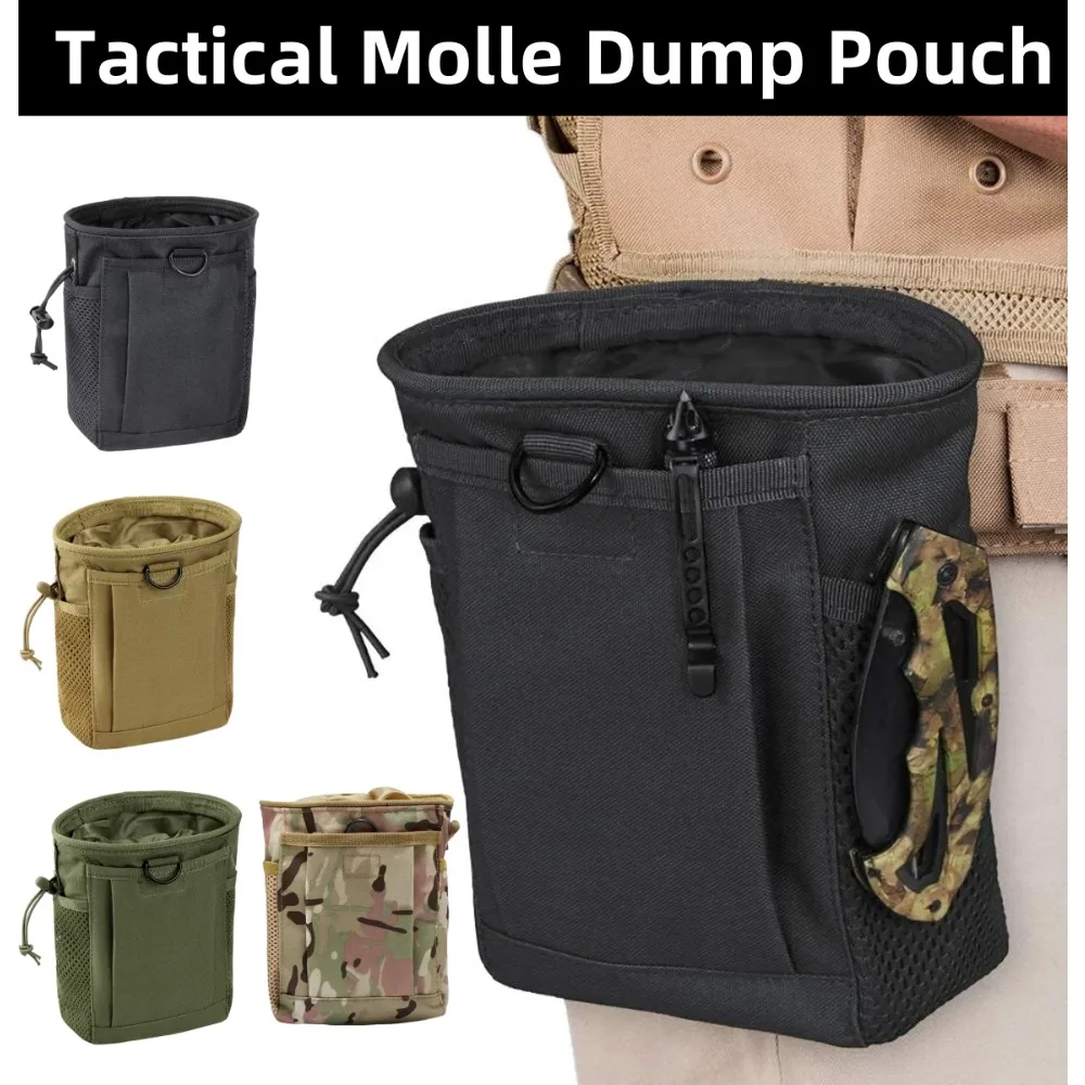 Adjustable Tactical Molle Dump Pouch, 1 Pack