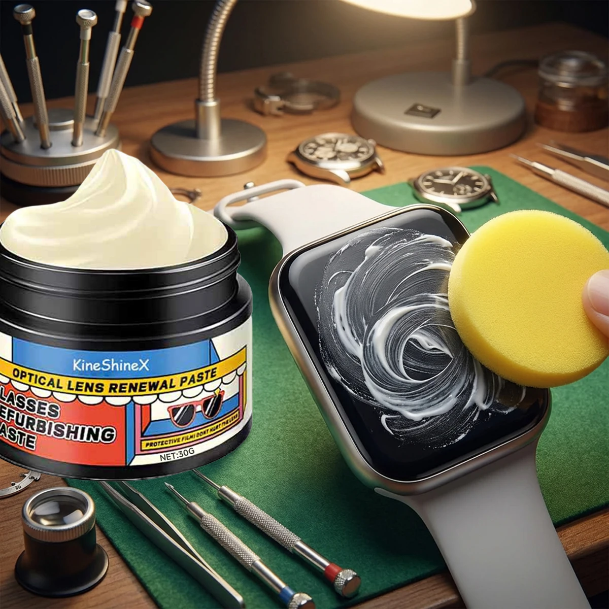 Luxury Watch Cleaning Kit - Pasta Pemoles Jam Tangan & Logam: