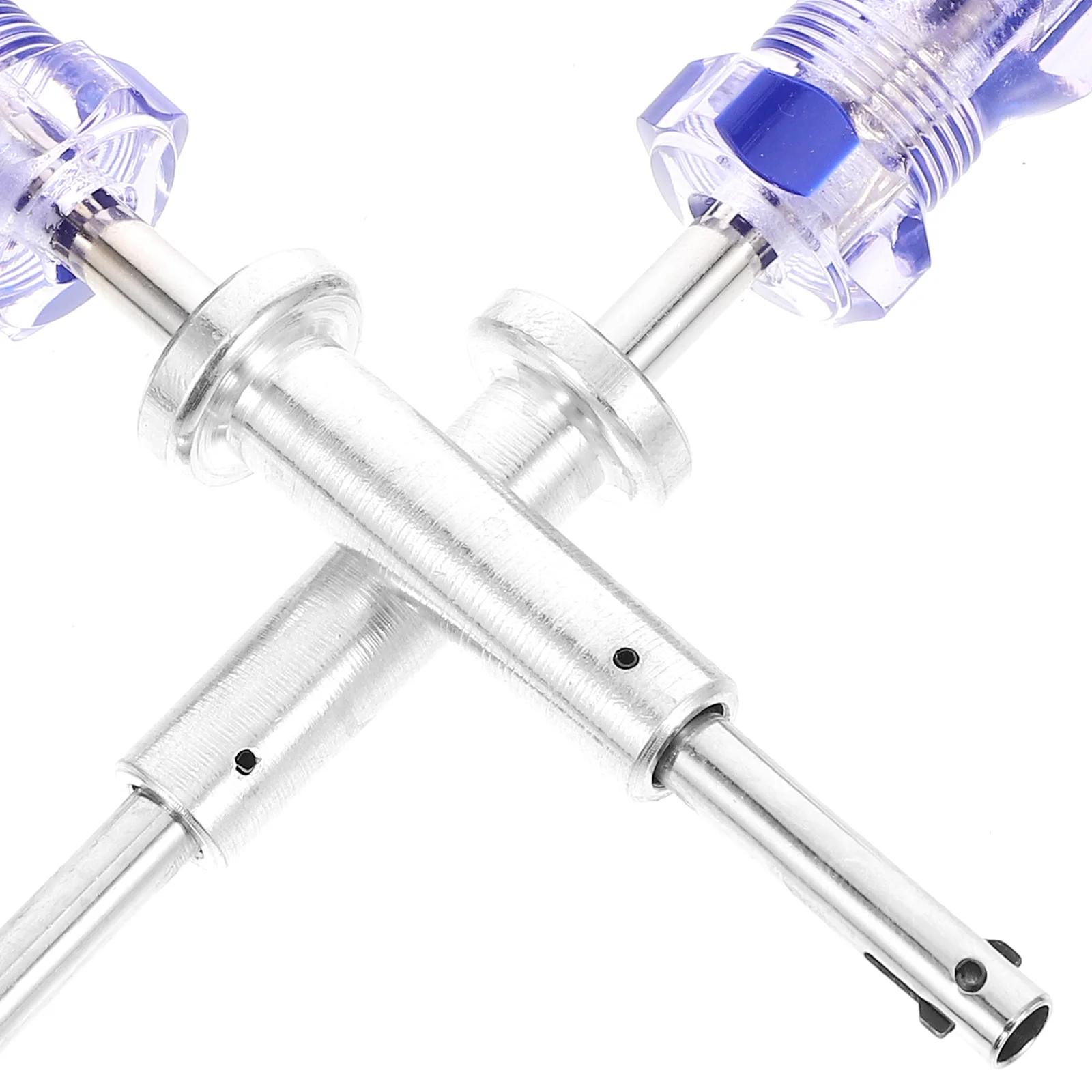 

2pcs 7 Inch Anti-Theft Lock Key Cable Terminator Tool Silver Blue Locking Terminator for -59LR GTT SV-