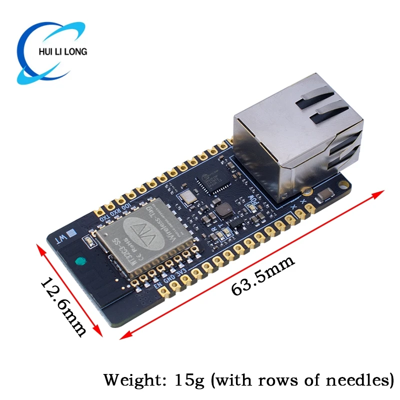 ETH01-EVO وحدة عرض التنوير ESP32-C3 واي فاي بلوتوث إيثرنت 3 في 1 بوابة إنترنت الأشياء المحدثة WT32-ETH01