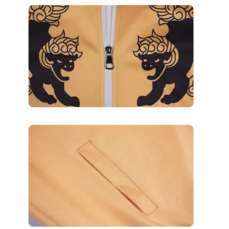Anime quebra-vento jou togame winbre cosplay traje adulto jaqueta zip up casaco shishitoren uniforme escolar estilo casual casaco cos