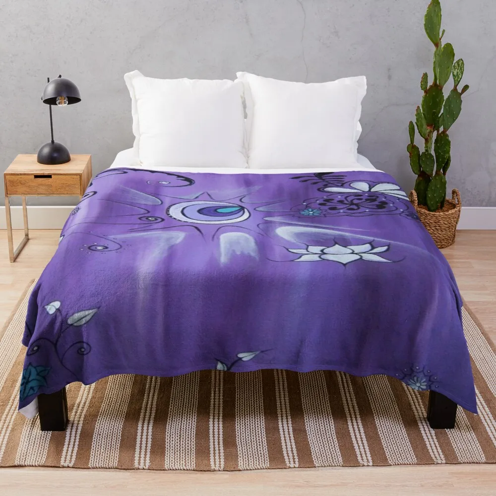 

Wisteria Throw Blanket Sofa Quilt Heavy Blanket