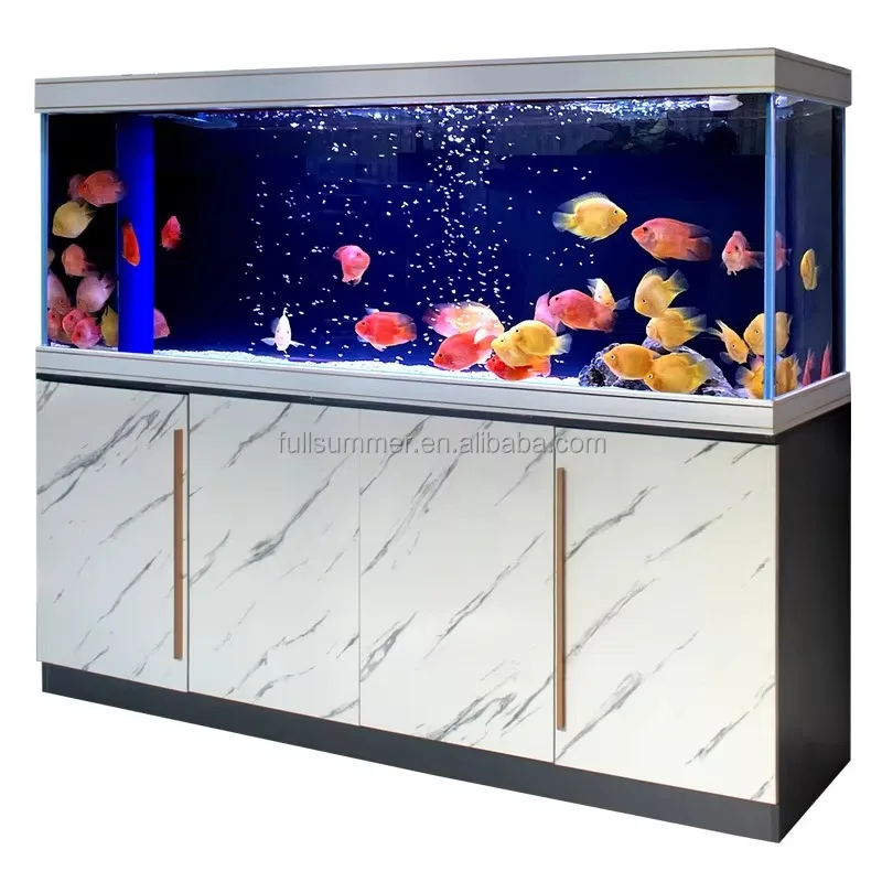 

Fullsummer New-Style Rimless Glass Aquarium Full Landscaping Kit Medium & Large Bottom-Filter Tank Customizable