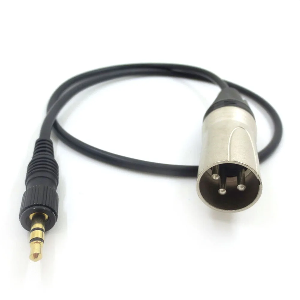 3.5mm Audio Plug XLR 3 Pin Audio Cable Gold Plug  Aux Cord for Sony UWP D11 D21 P03B Microphone Sound Recording