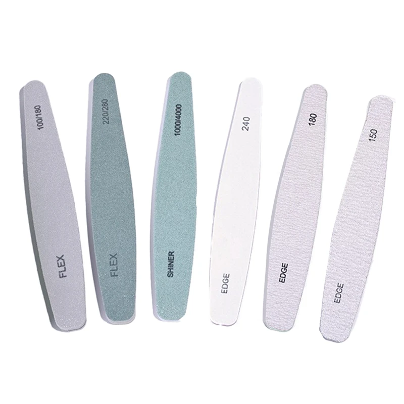 6-Piece Washing Sand Polishing Sponge Manicure Wipe Professional Nail Trimming Tool Professional Nail Trimming Tools