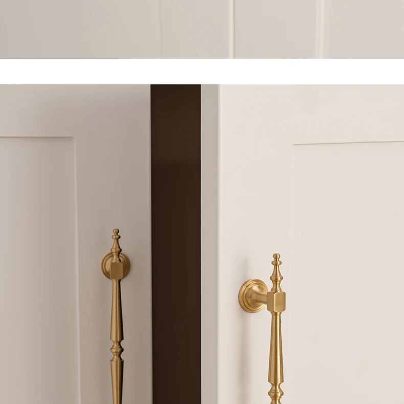 Brushed brass European cabinet handle product image 15