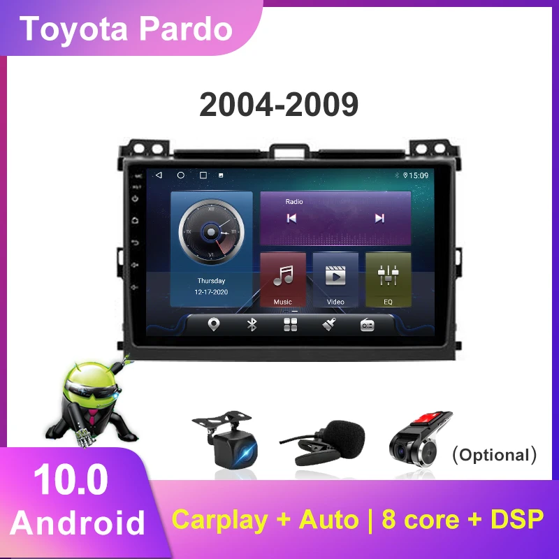 

Yeanav Car Radio Multimidia Video Player Navigation GPS 2Din Android For Toyota Land Cruiser Prado 2004-2009 Head Unit