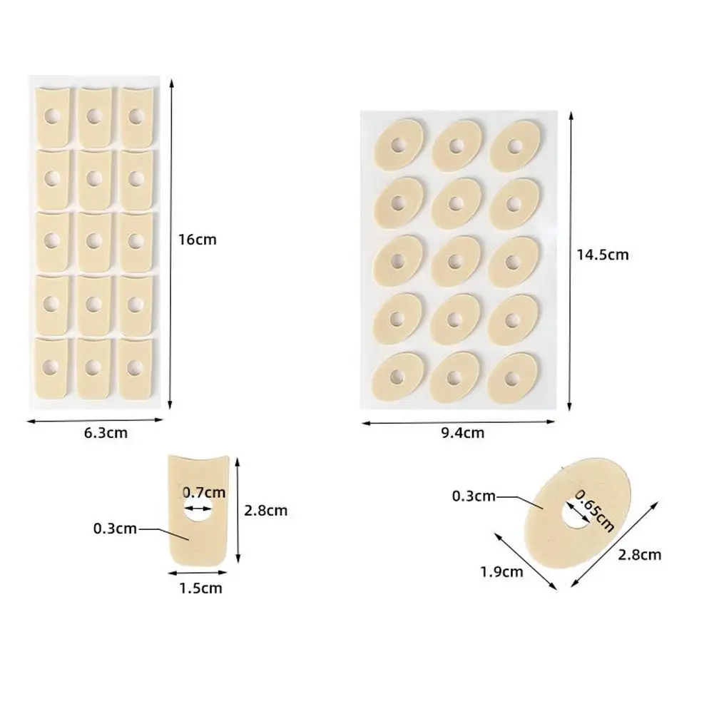 Protetores de pé almofadas milho killertoe protetor oval espuma frango olho remendo anti desgaste pé casualmente aplicar salto alto adesivos ferramenta