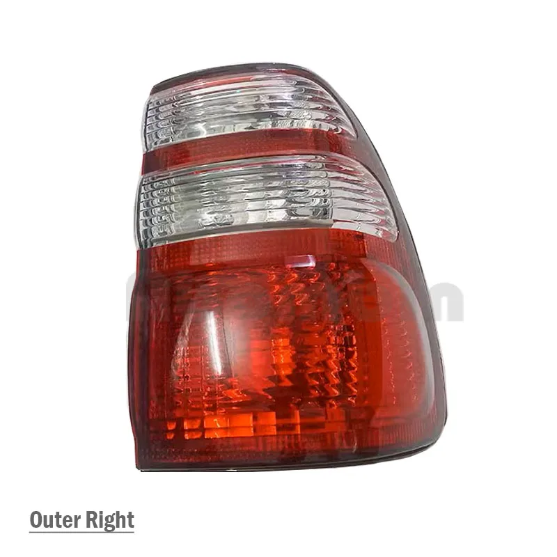 Auto Rear Bumper Light Brake Lamp Cover Brake Back Light Housing Tail Lamp For Land Cruiser LC100 4500 4700 1998 99 00 01 02 03