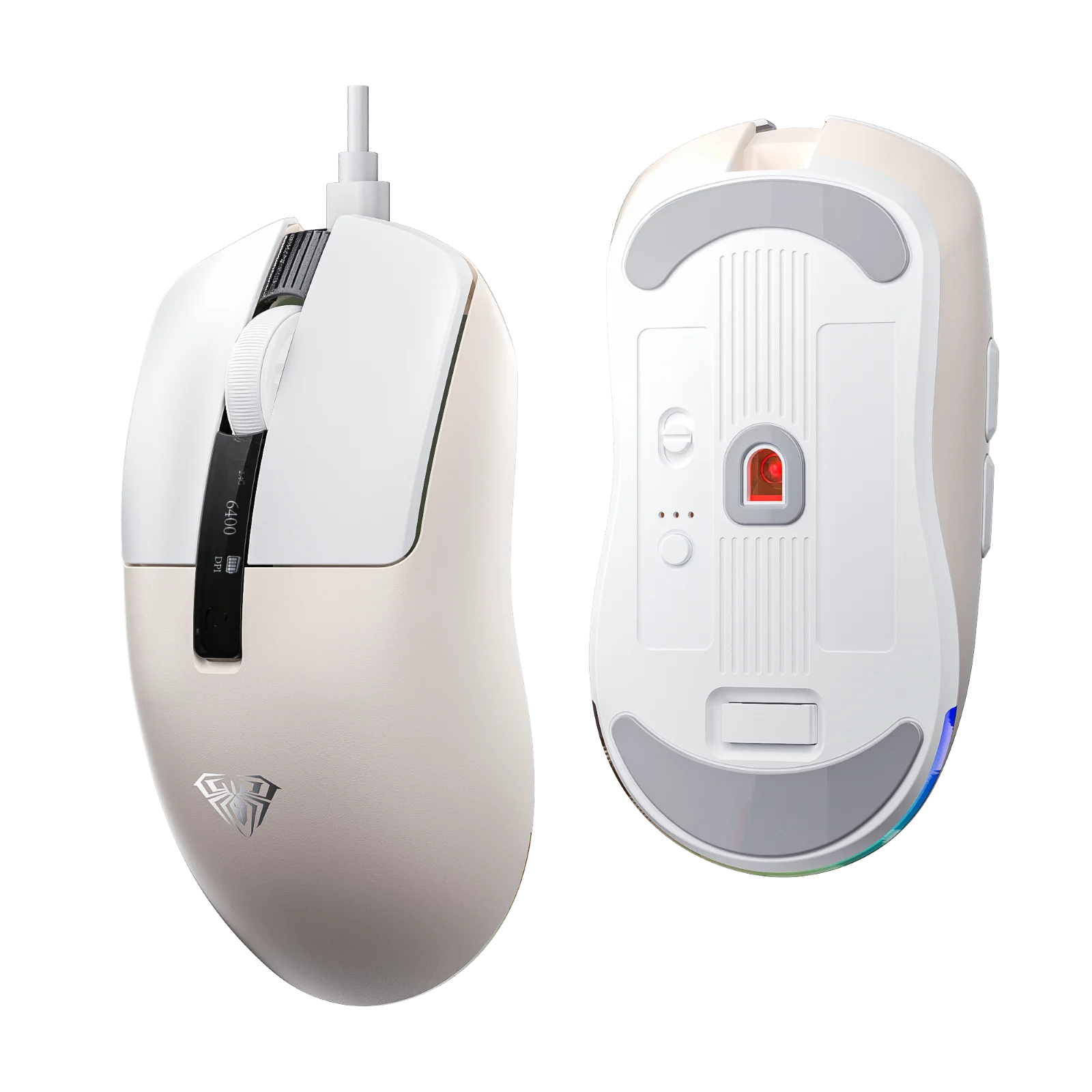 

AULA SC590 PRO Wired/Bluetooth/2.4GHz Wireless Gaming Mouse 20000 DPI & PAW3311 Sensor with 1000 Polling Rate for Win/Mac/Gaming