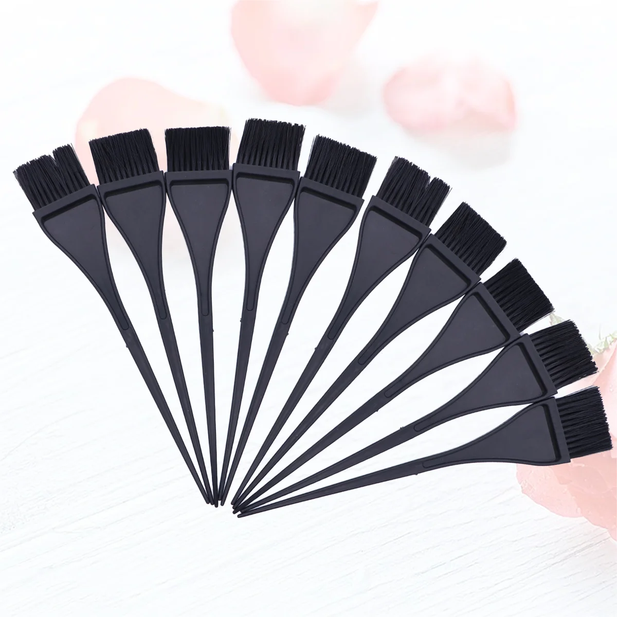 

10PCS Professional Hair Tint Brush Hair Dye Applicator Dye Brush (Black)