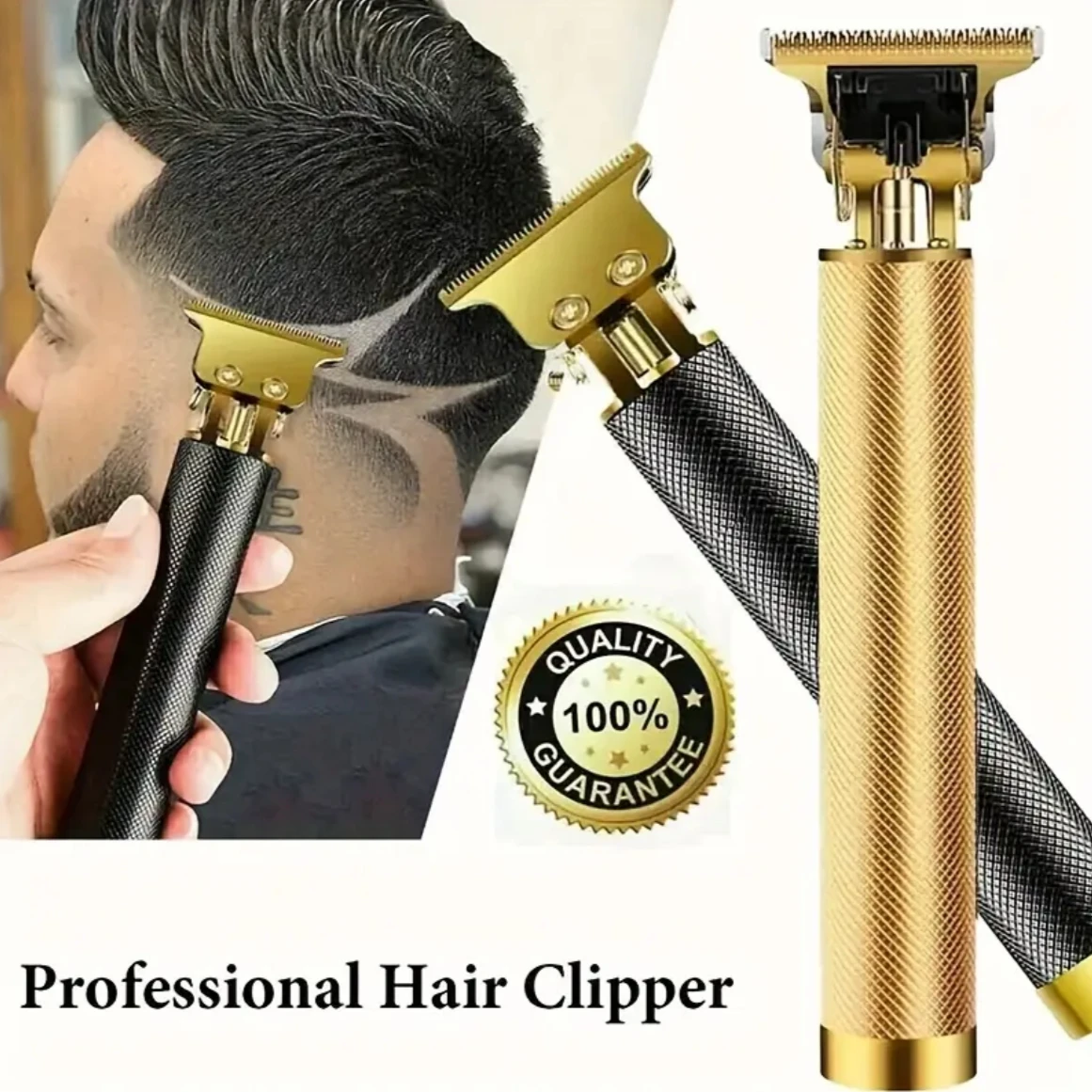 Vintage Electric Barber Shaver Cordless USB Charging Portable Hair Cutting Machine Hair Trimmer Clipper for Men New Hot Sale