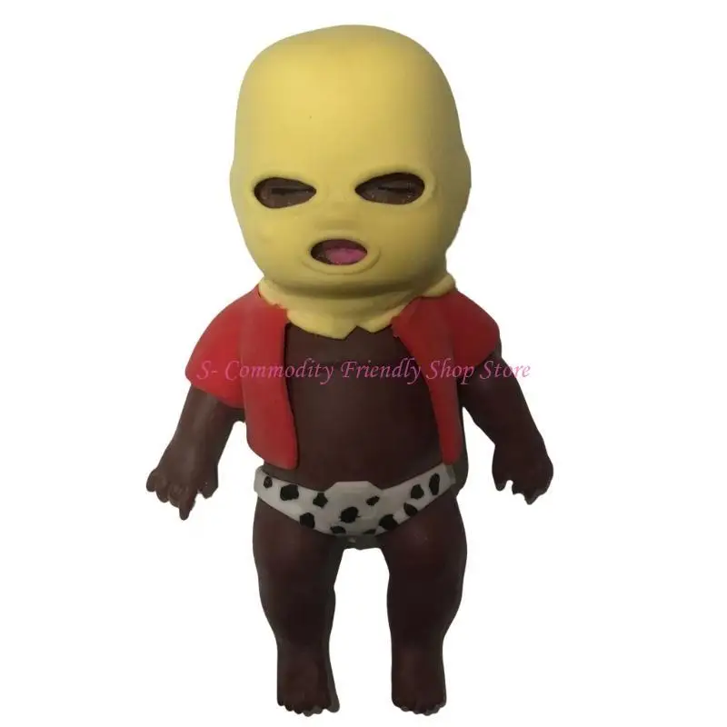 85ae Squeeze Masked Doll Tout TPR Stretch Tout Soup Stress Stristage Party Faven Pression Release Toy Office Antianxiety Toy
