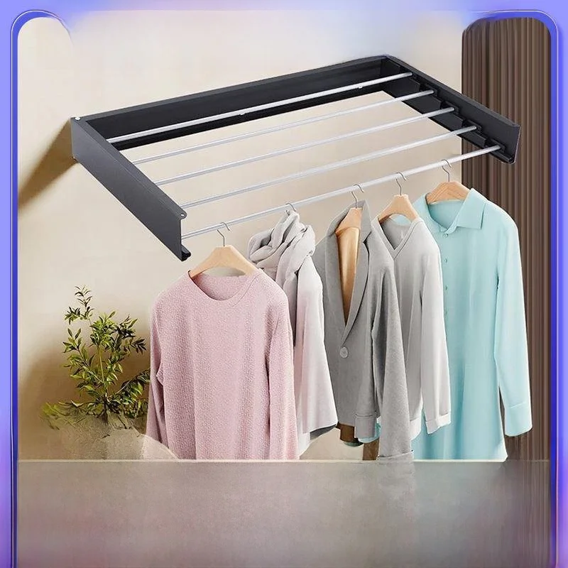 invisible-stainless-steel-towel-rack-bathroom-wall-mounted-storage-shelf-clothes-drying-rack-compact-space-saving-organizer