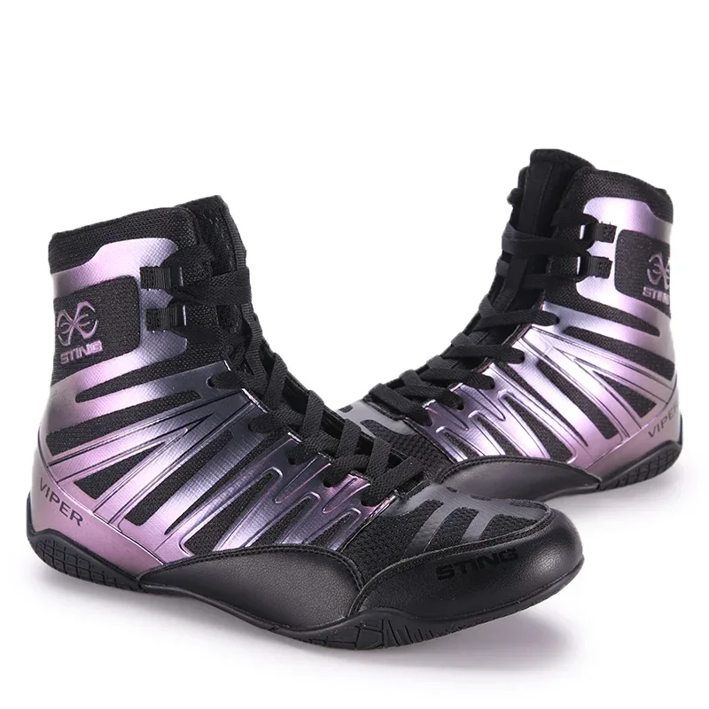 Nowe buty bokserskie męskie luksusowe trampki lekkie bokserskie obuwie wygodne kulturystyki Wrestling Squat Boots