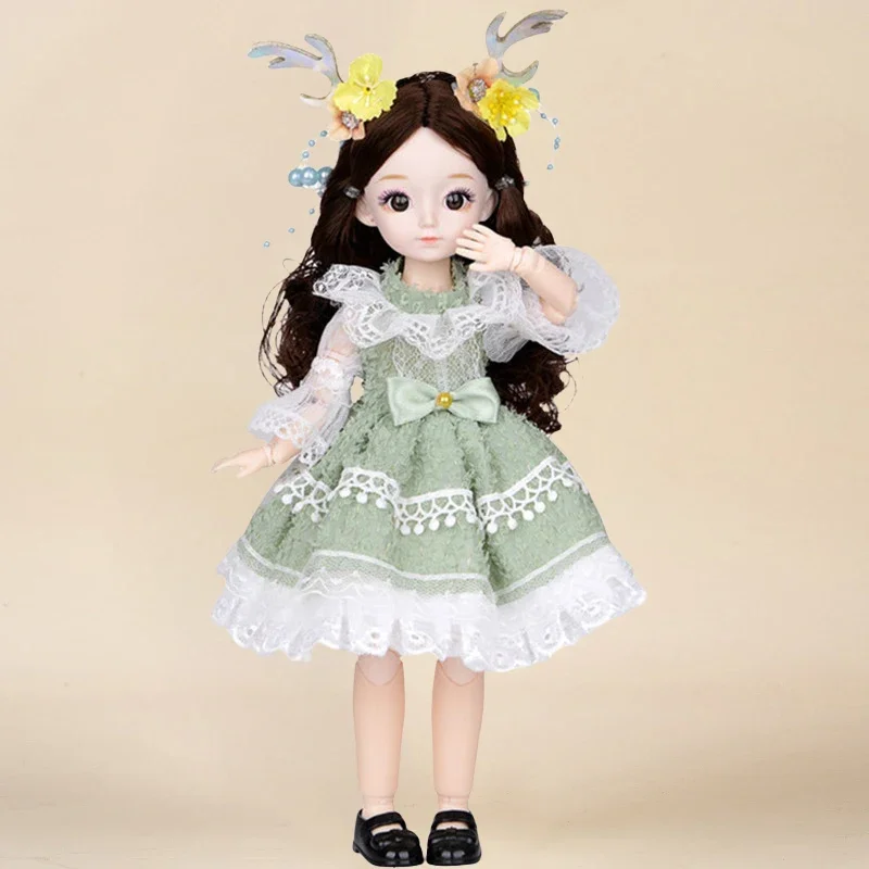 Cute 30cm Princess Clothes Suit Casual 1/6 BJD Dolls Outfit Dress Up Clothes Accessories