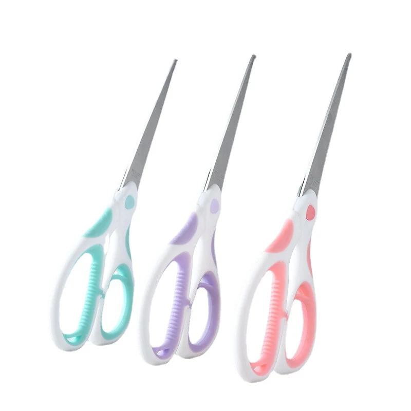 3-Specification Colored Scissors, Creative Student Office Supplies, Multi-Purpose Scissors, Suitable For Office And School Stati