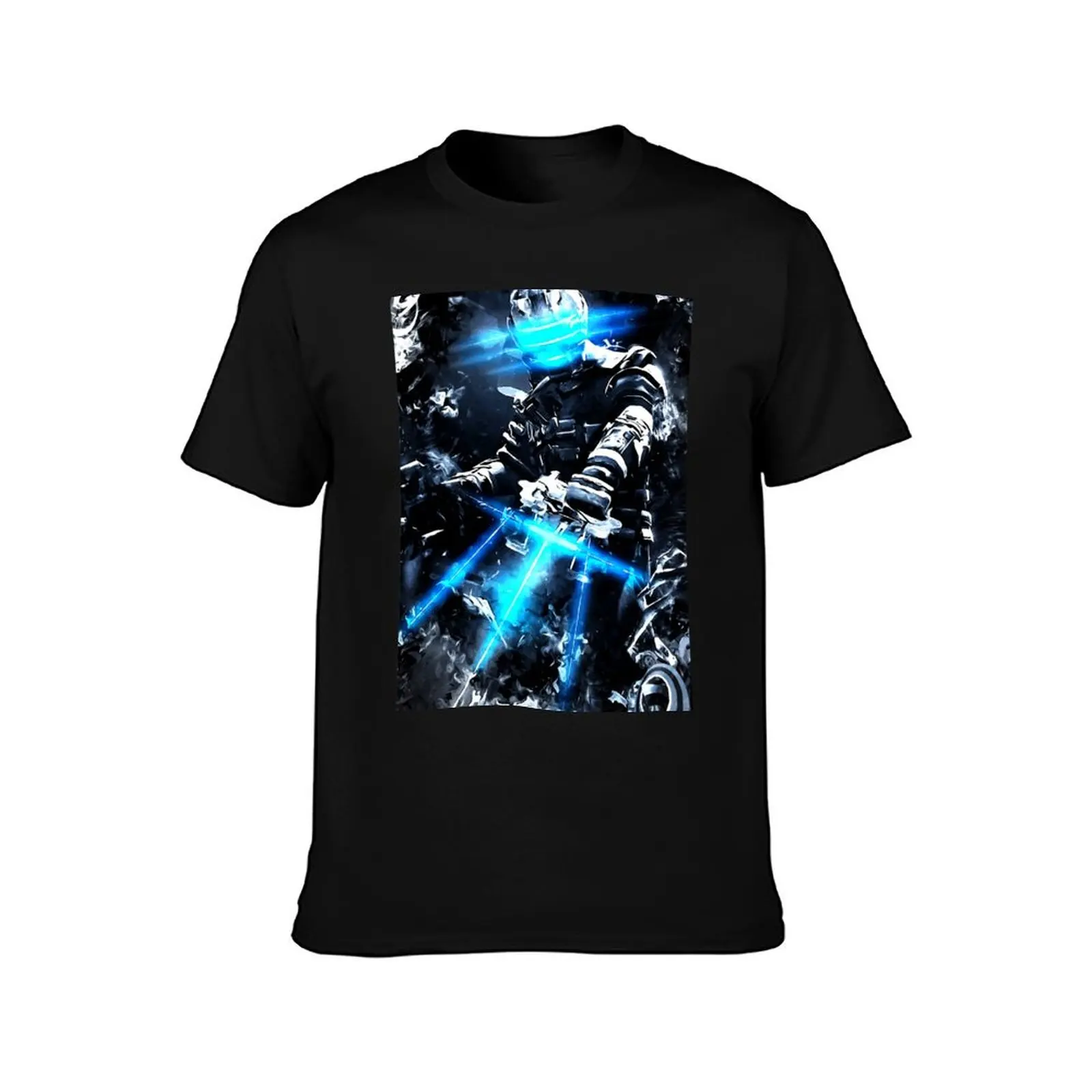 Dead Space White Noise Isaac T-Shirt Summer Casual Cotton Tee Oversized Streetwear Tops Vintage Graphic Print 100% Cotton