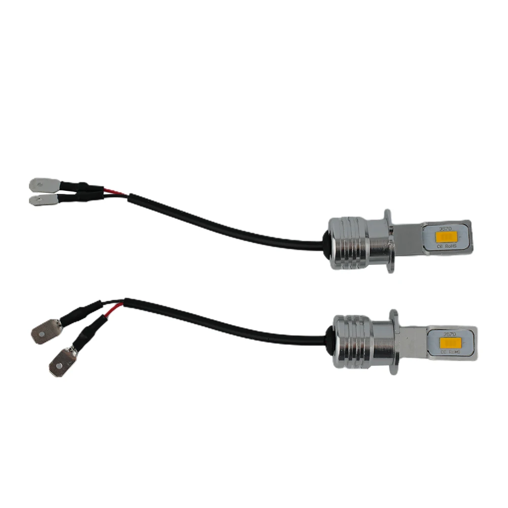 

Fog Light Bulb LED Bulbs Yellow 3000K Daytime Running Light H3 Super Bright 6000LM Conversion Exterior Brand New