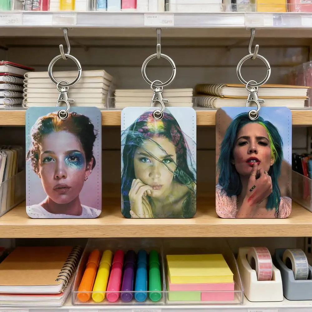 

Держатель для карт Singer H-Halsey, матовый, из поликарбоната, для хранения, с изображением звезды-идола, товар для фанатов