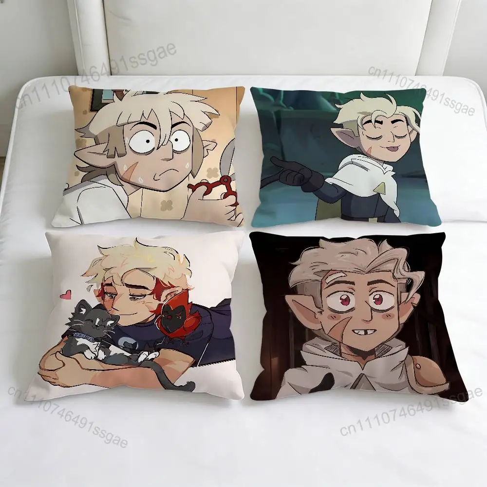 

T-The O-Owl House H-Hunter Square Pillow Case Soft Decorative Throw Pillow Cover for Home Sofa Bed