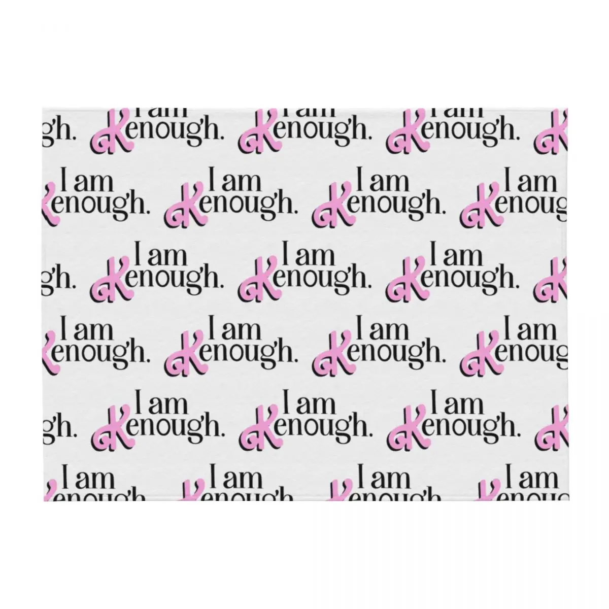 BAR-I Am Kenough-BIES بطانية رمي من الفلانيل لغرفة نوم الأريكة سجادة سرير رفيعة خفيفة الوزن