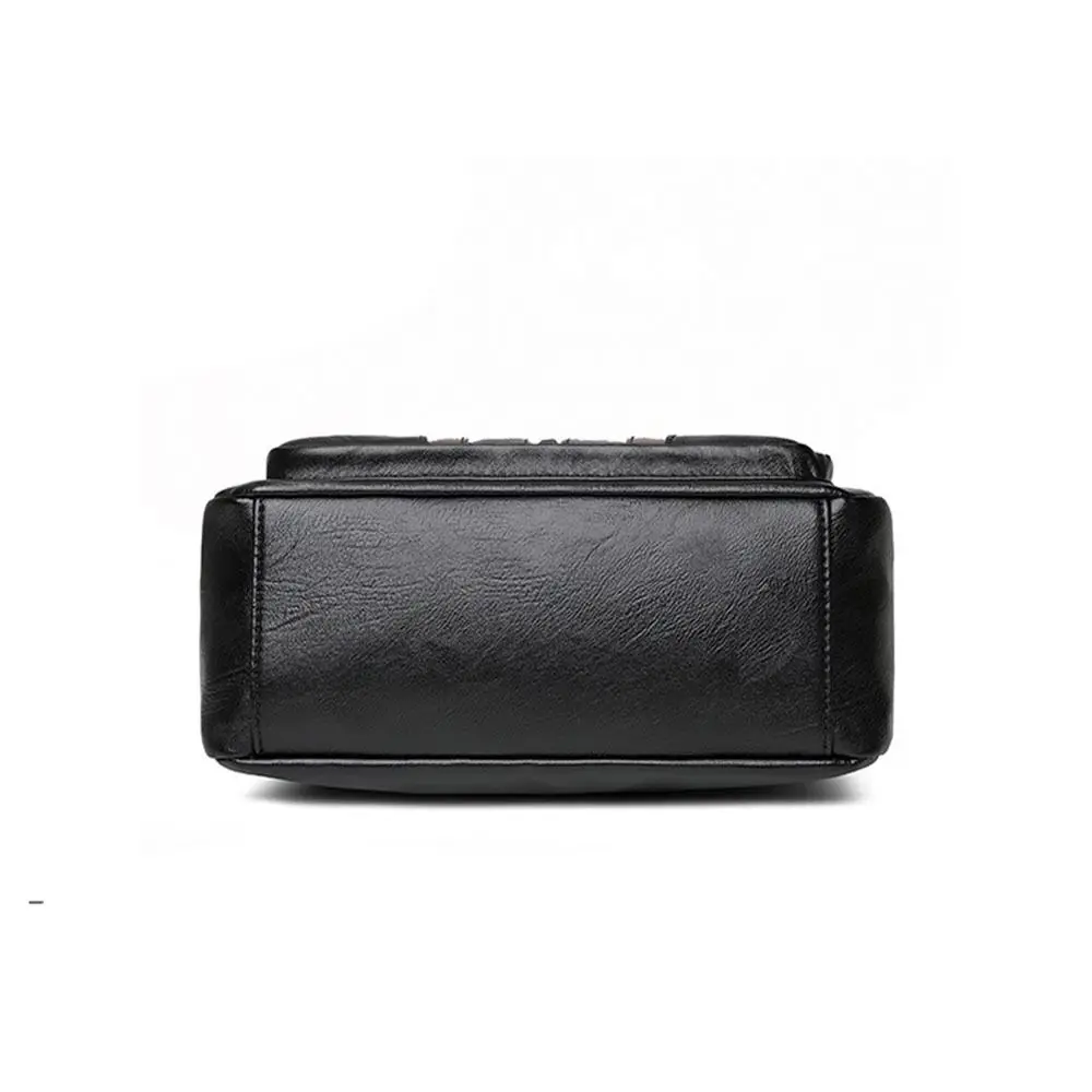 

Large Capacity Women PU Shoulder Bag PU Leather Waterproof Crossbody Handbag Vintage Minimalist Messenger Bag Phone Purse