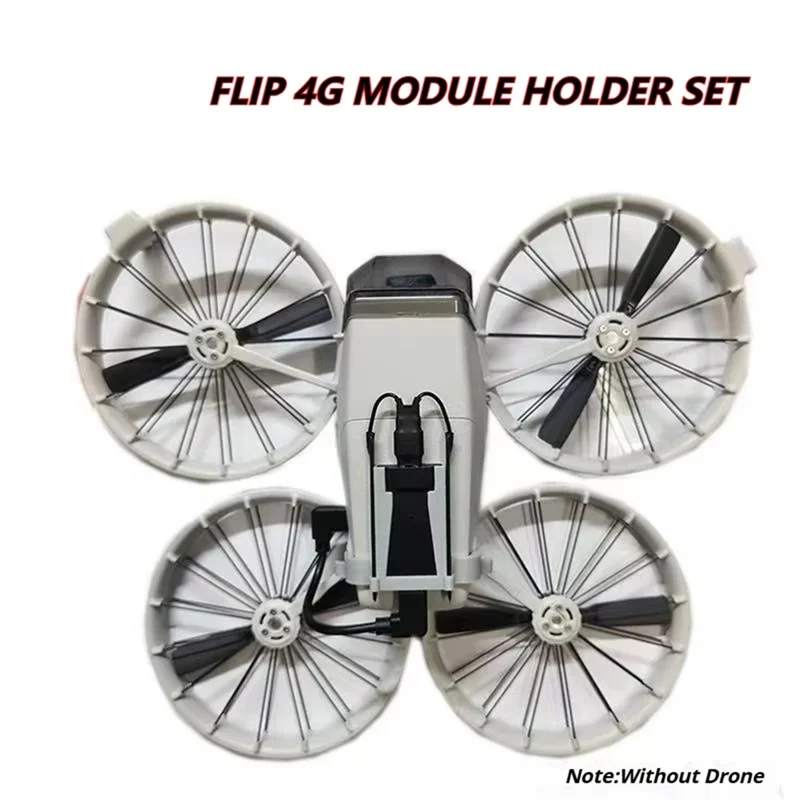 

ABSQ-For DJI Flip 4G Module Installation Kit Fixed Holder Data Cable Antenna Set For DJI Flip 4G Module