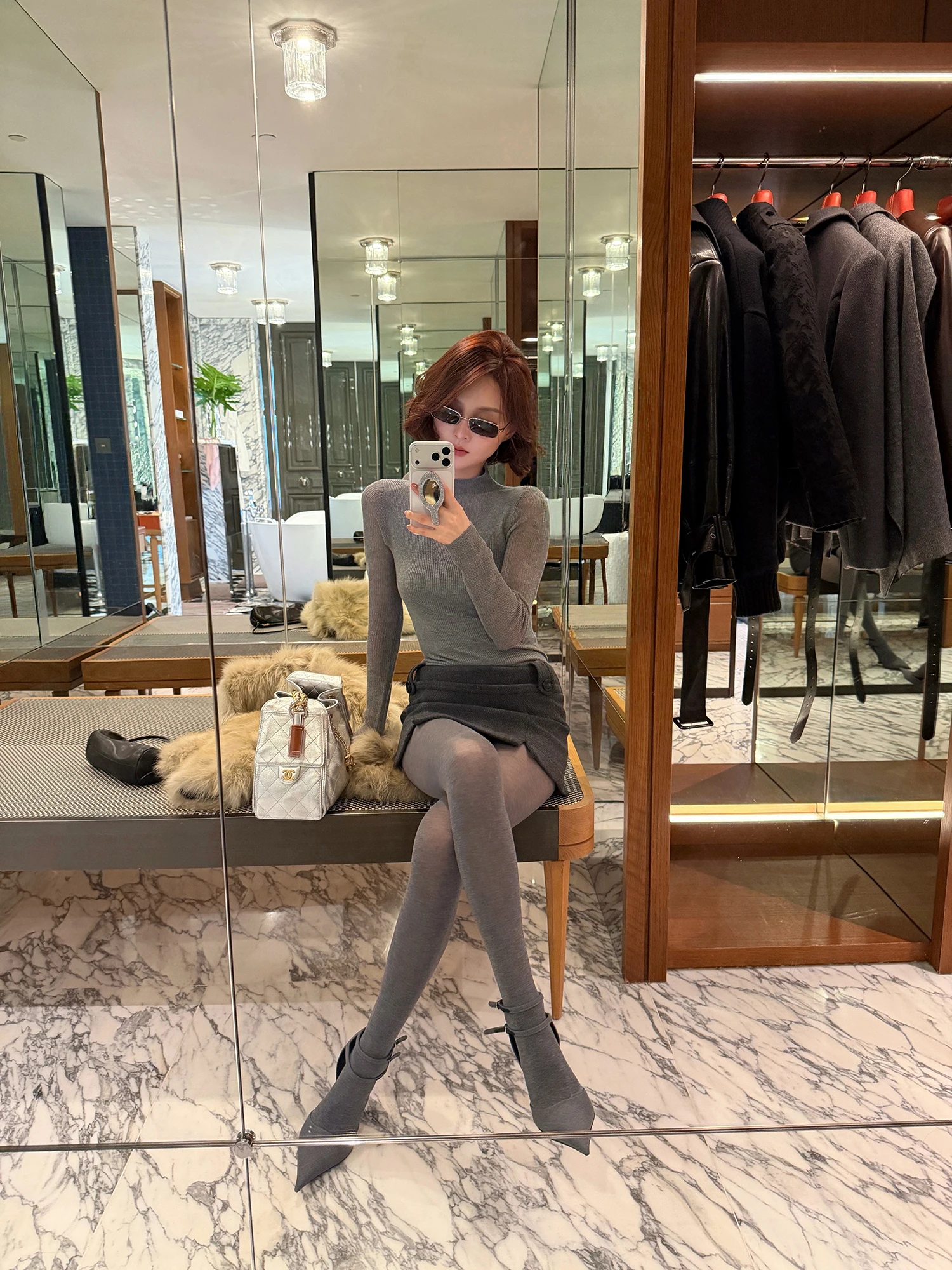 

Женский облегающий трикотажный базовый слой из смесового шелка FORNIYOYO с высоким воротником, повседневный, для ношения под одеждой, длинный рукав