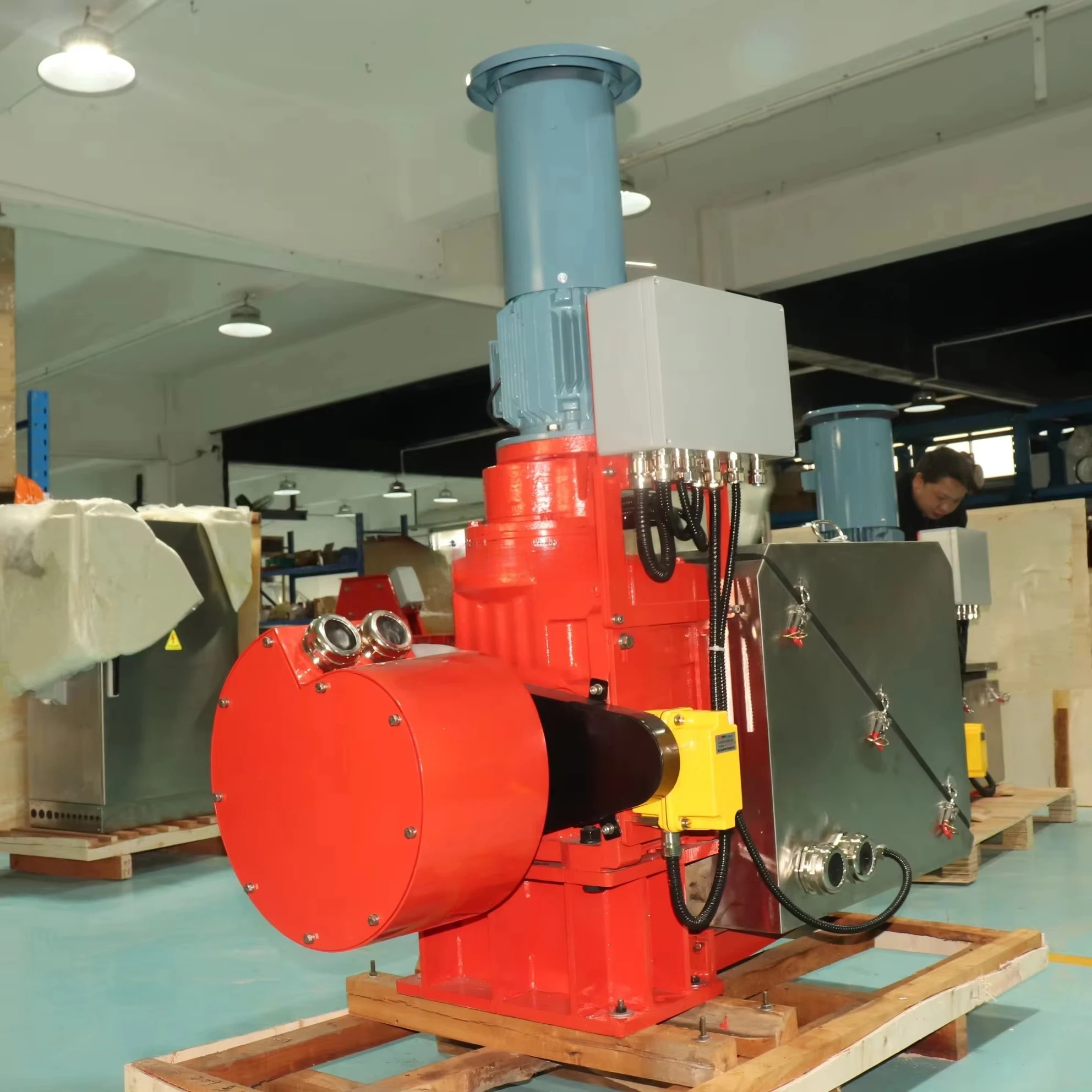 Spring Loaded Cord Reel Motorized Horizontal Travelling Cable Reel Drum Roller For Moving Device Crane Medium Voltage Power