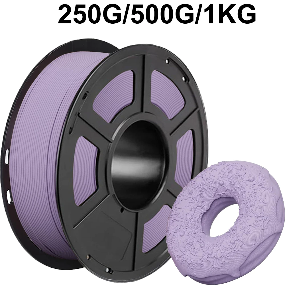 

250g 500g 1Kg Pla light purple 3D Printer Filament 1.75mm light purple For 3D Printer Material pla Filament vacuum packaging