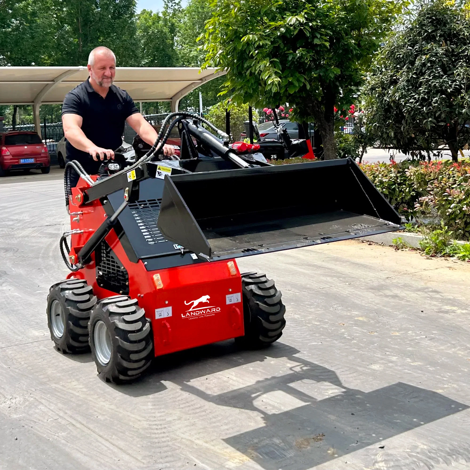 

Europe And America Ranch Waste Transporter EPA High Quality Small Loader Wholesale Versatile Track Diesel Loader Customized
