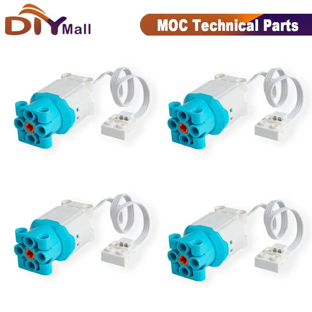 Motor L 88003 para juegos de bloques de construcción, funciones de potencia de alto par, Kit DIY Compatible con grandes marcas, modelos STEM de coches robóticos