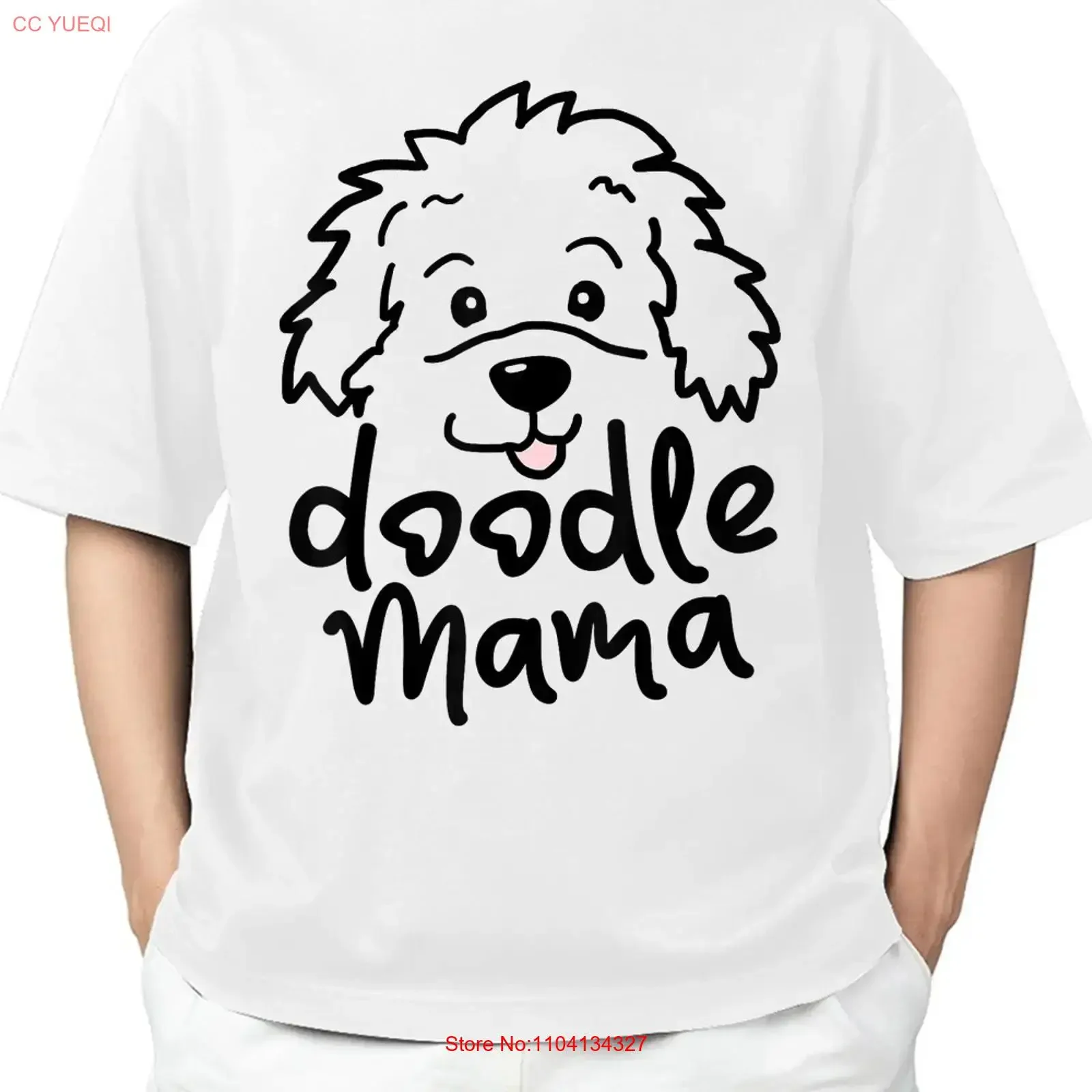Doodle Mama Mother's Day Golden Retriever Dog Mom Pet Lovers Adult S 4XL T Shirt vintage Washed Comfortable Unisex Stretched