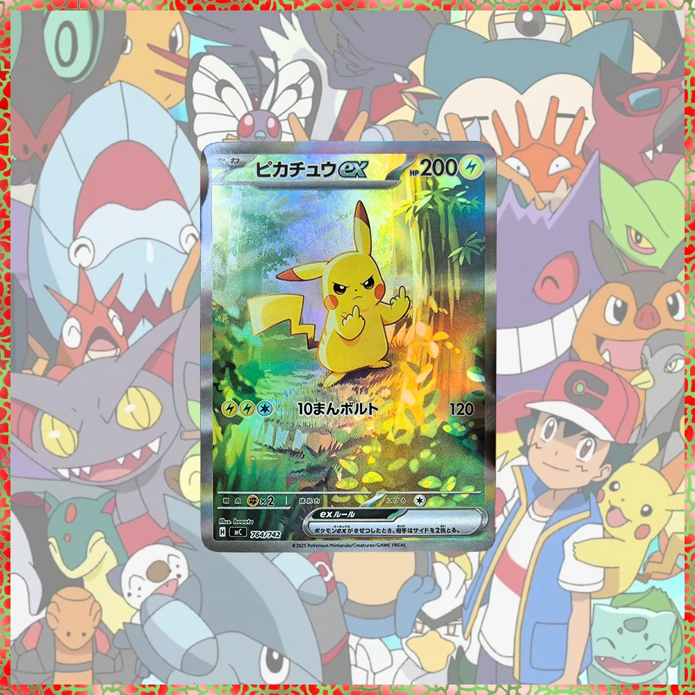 Tarjetas Coleccionables DIY ACG Pokémon Anime Hombre Sexy Juegos Juguetes Festivales Regalos de Cumpleaños Dialga Lugia Zeraora Solgaleo Slowpoke
