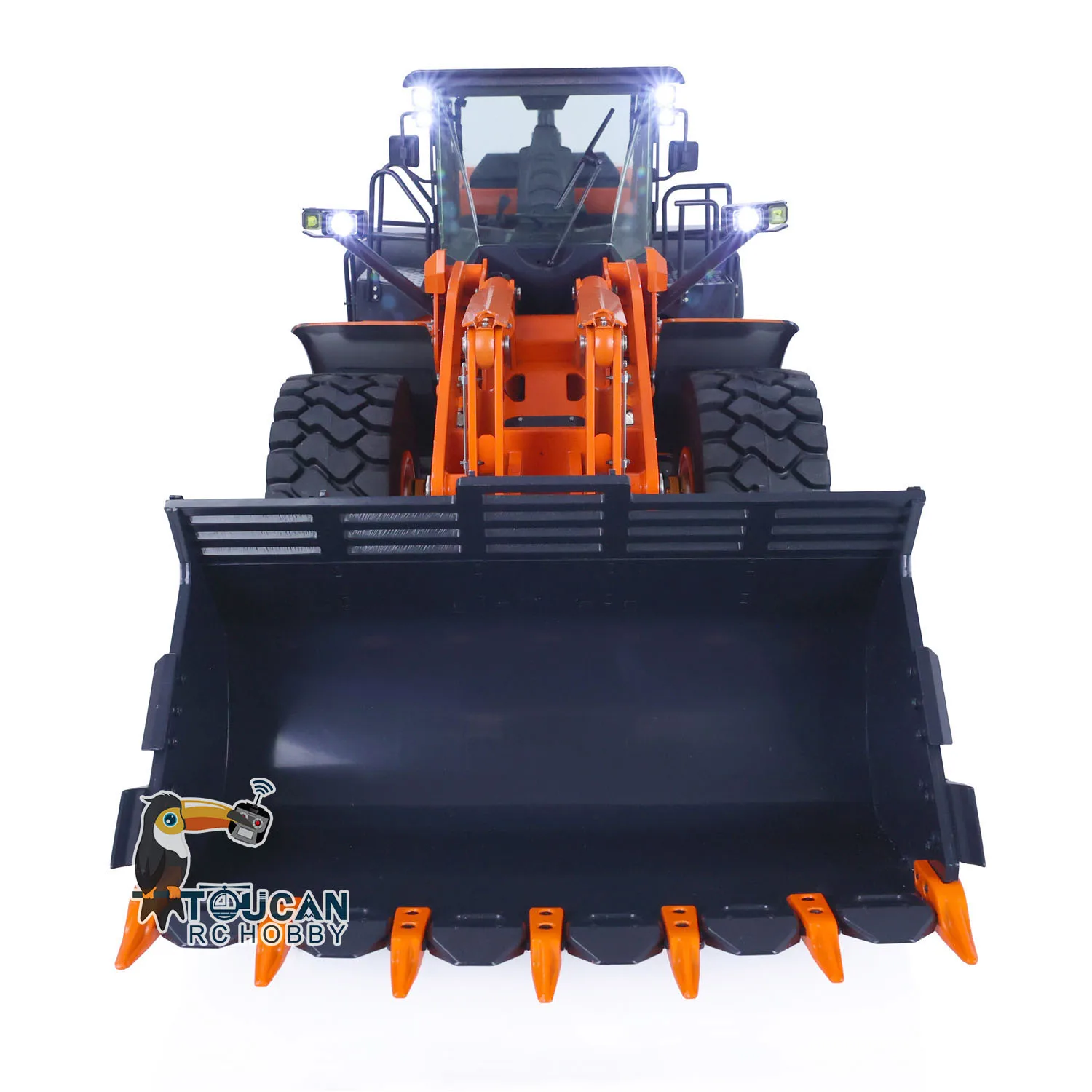 Jdmodel 198 ZW370 1/14 ładowarka RC na kółkach hydrauliczne ciężarówki sterowane radiowo dwubiegowa skrzynia biegów Toucan Earth Mover pojazdy