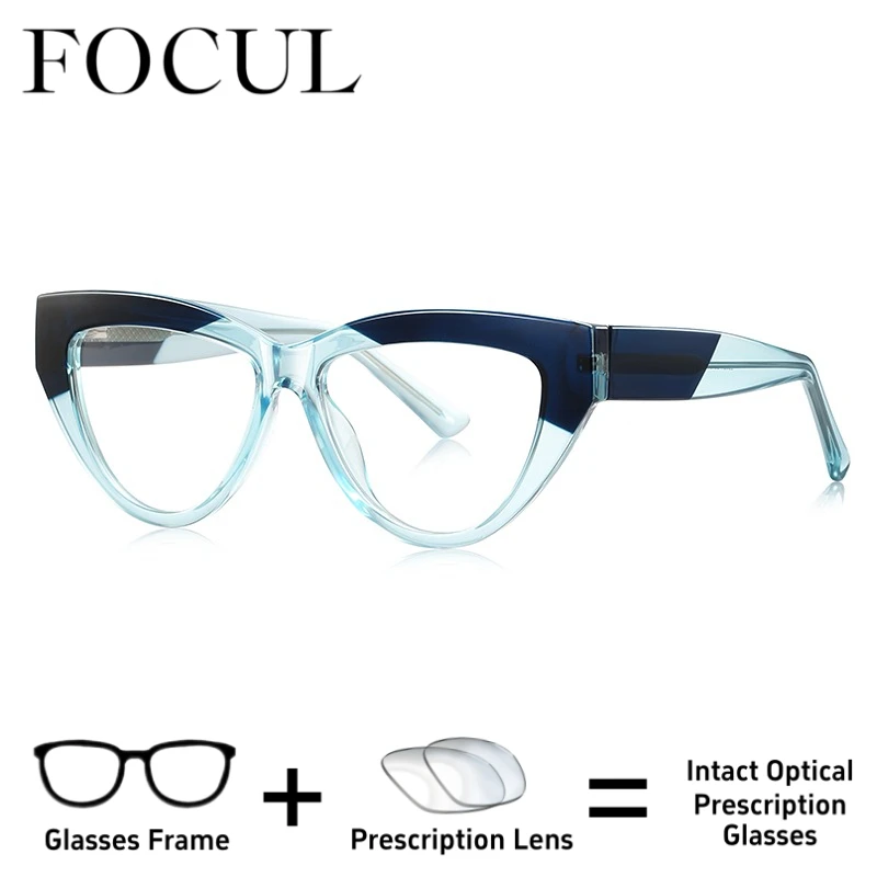 

FOCUL Polarized Lenses Photochromic Myopia Eyeglasses UV Protection TR90 AntiBlueRay Glasses Custom Prescription Optical Eyewear